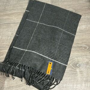 New Stafford Grey Plaid Scarf
